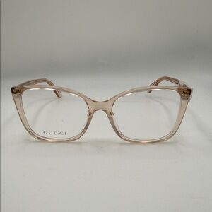 Gucci Women's Blush Glasses GG0026O No Case